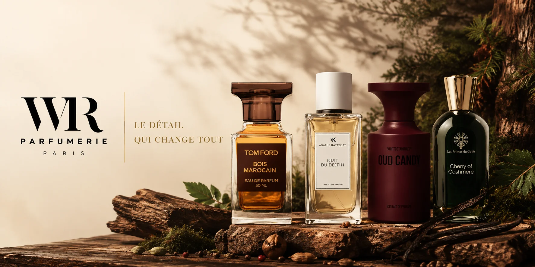 WR Parfumerie Paris — Collection boise