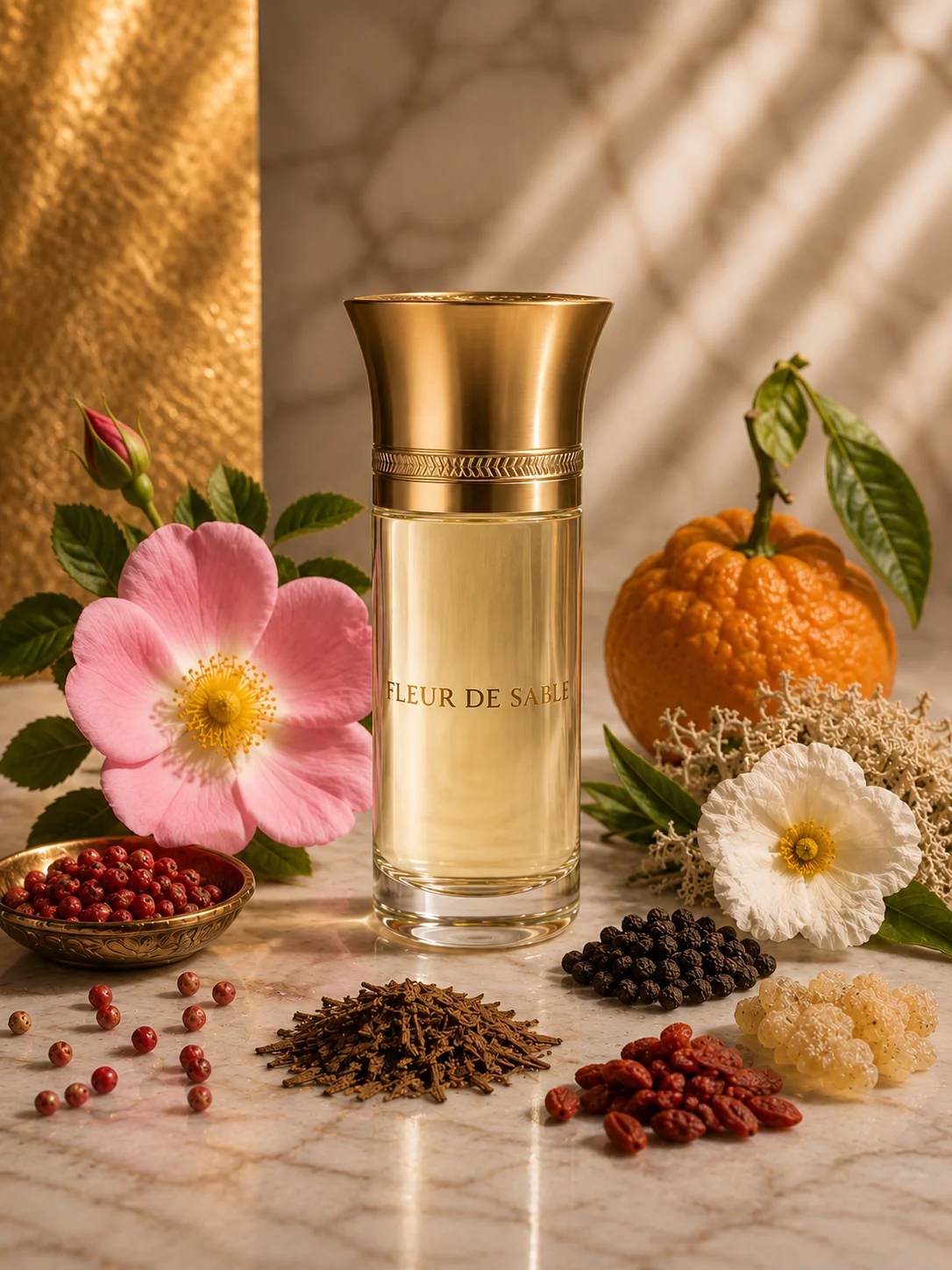 Fleur de Sable — Liquides Imaginaires, parfum rose