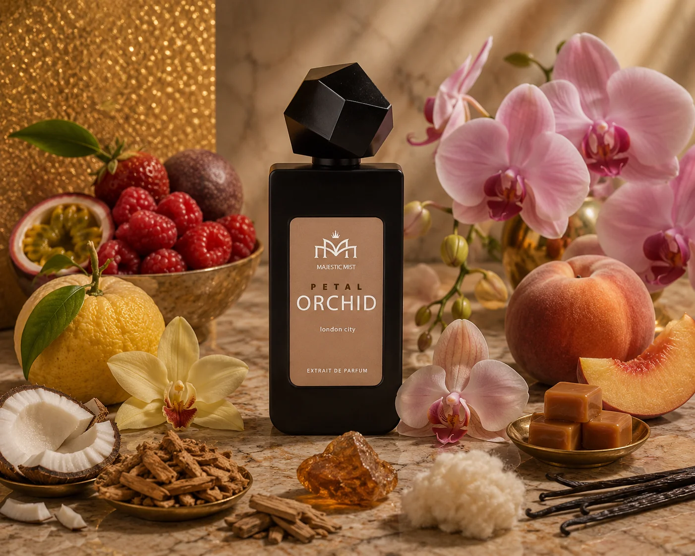 Petal Orchid — Majestic Mist, parfum vanille