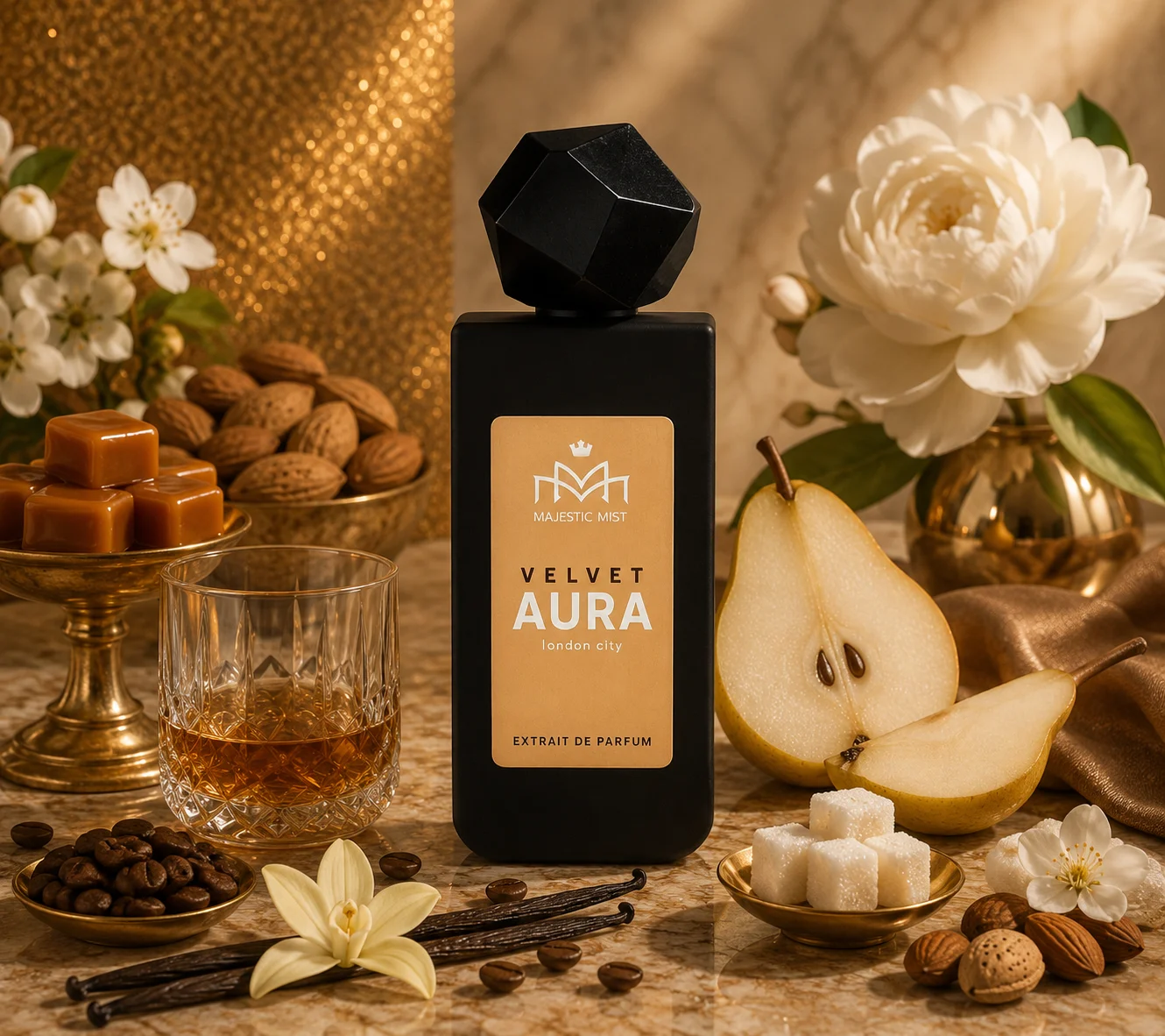 Velvet Aura — Majestic Mist, parfum vanille